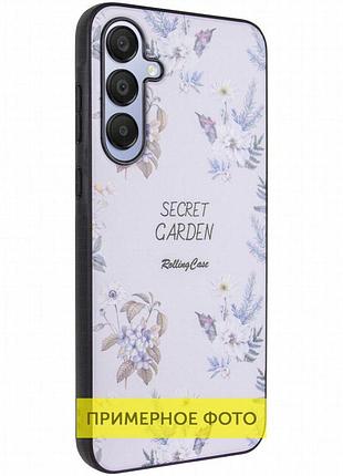 Tpu+pc чехол secret garden для xiaomi redmi 13c / poco c65 white