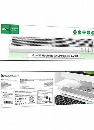 Bluetooth колонка hoco bs66 smooth multimedia computer usb2.0 white 2