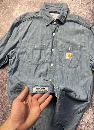 Джинсова сорочка carhartt wip 4