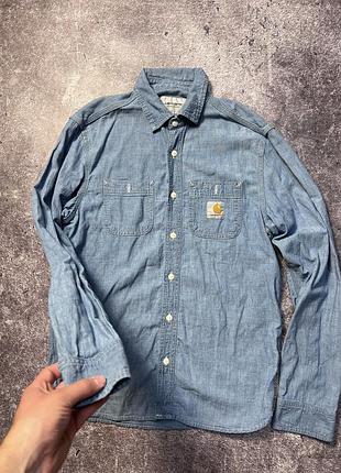 Джинсова сорочка carhartt wip 3