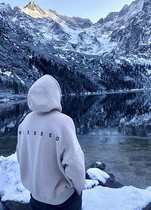 Толстовка/худі унісекс з принтом — blessed. xxl