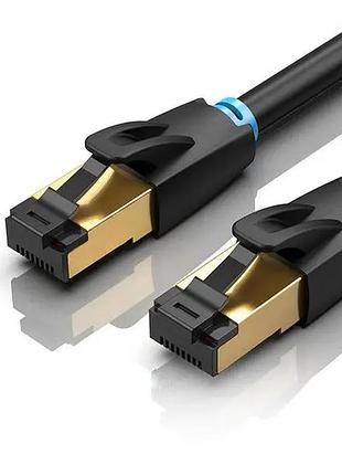 Мережевий кабель vention cat. sftp patch cable black (ikabh) (ikabh)
