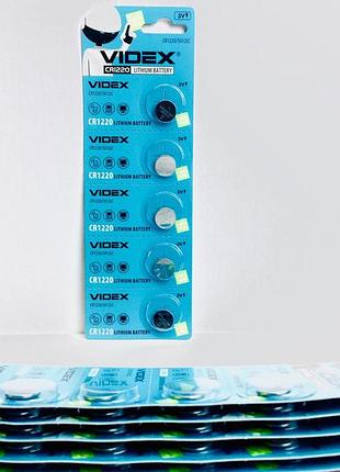Батарейка літієва videx 5 pcs blister card