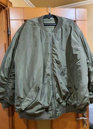 Куртка бомбер большого размера