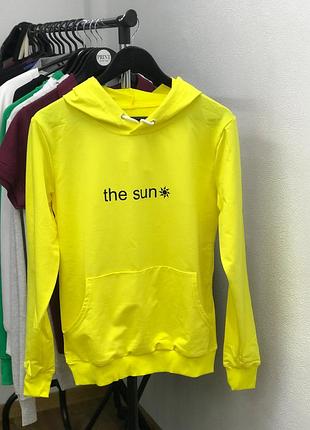 Жіноча яскрава толстовка/ худі — "the sun".