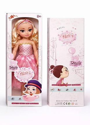 🎀 лялька hatley daily у стильному рожевому платті