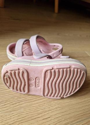 Детские сандалии crocs (оригинал) употреблены 5
