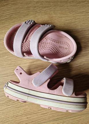 Детские сандалии crocs (оригинал) употреблены 6