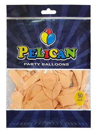 Шарики pelican ' ( см), пастель оранжевый светлый, 50шт/уп