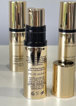 Оригінал. сироватка estee lauder re-nutriv ultimate diamond transformative brillance serum refill  5 мл 2