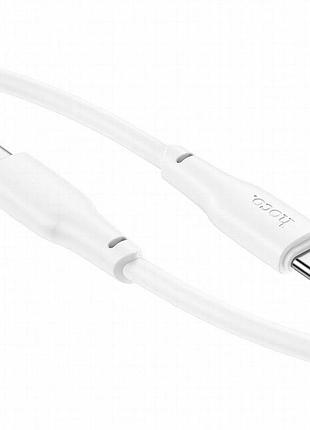 Дата кабель hoco x93 force type-c to type-c 100w (1m) white 2