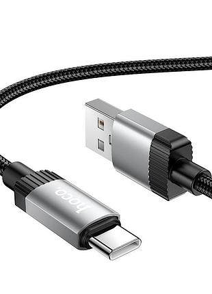 Кабель hoco star charging data cable type-c black ( ) 3