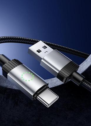 Кабель hoco star charging data cable type-c black ( ) 6