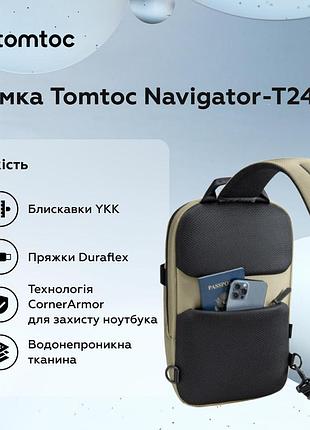 Сумка tomtoc sling bag khaki ( ) ( ) 6