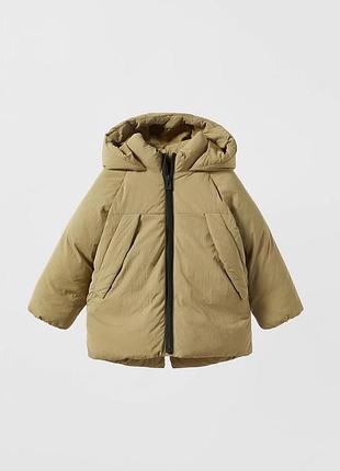 Пуховичок бренду zara🔥хлопчику 92см.