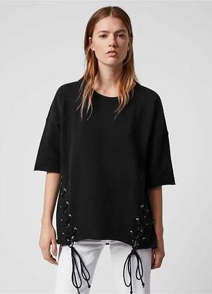 Allsaints lorhaine lace sweatshirt