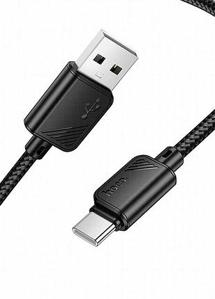Дата кабель hoco x113 beneficio usb to type-c (1m) black 3