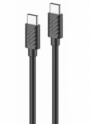 Дата кабель amaya 77cc type-c to type-c 60w (1m) black