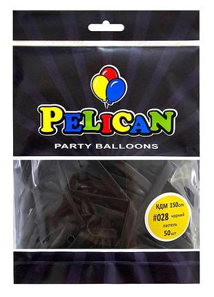 Шарики для моделирования (кдм) пастель черный, pelican 50шт