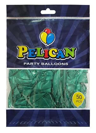 Шарики pelican ' ( см), перламутр зеленый бутылочный, 50шт/уп