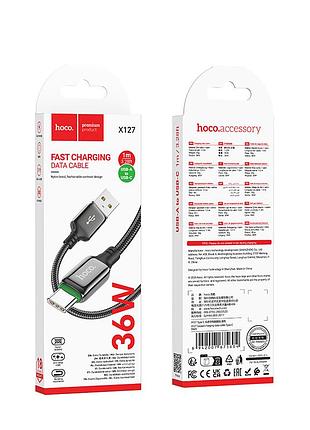 Кабель hoco exceed charging data cable type-c black ( ) 2