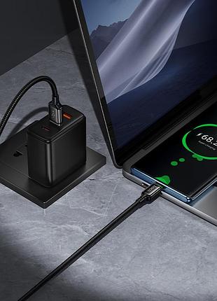 Кабель hoco exceed charging data cable type-c black ( ) 9