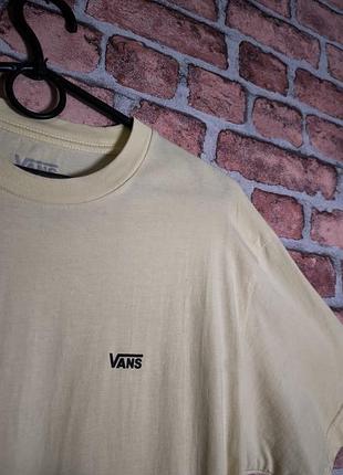 Футболка базовая свето-желтая vans