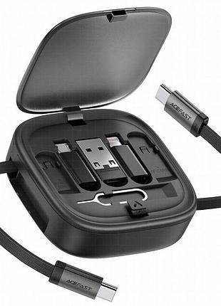 Дата кабель acefast j3 box 5-in-1 60w (0.95m) black