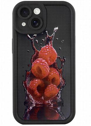 Tpu чехол prestige для apple iphone 15 (6.1") raspberry