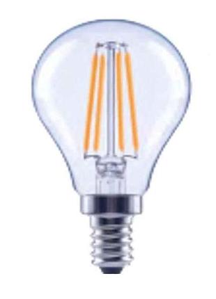 Лампа светодиодная filament g45 e14 4200k арт.4404 clear тм sirius star