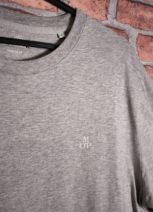 Футболка серая базовая marc o'polo