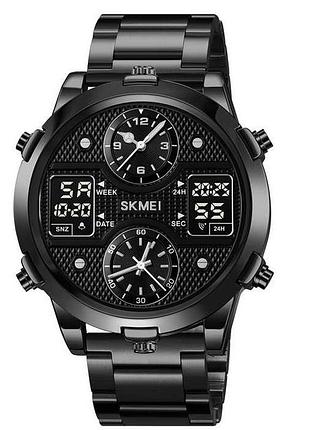 Годинники наручні skmei, black-black