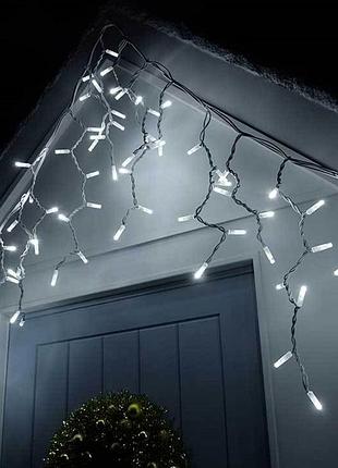 Ул. защита led 5м,6м, белый каучук.3мм, белый+flash
