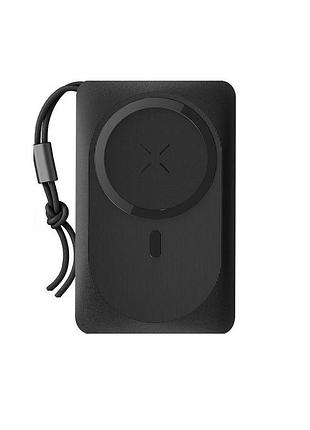 Зовнішній акумулятор veger magon wireless power bank black ( )