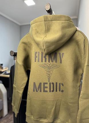 Хакі худі - "army medic" xxl