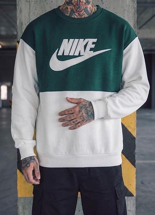 Світшот nike big swoos зелений