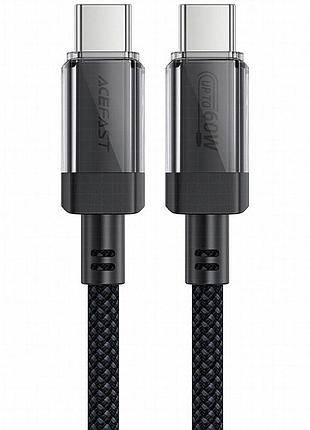 Дата кабель acefast c12-03 type-c to type-c 60w (1.2m) black