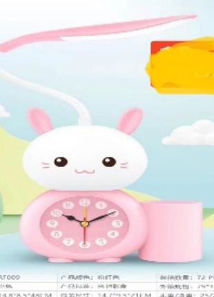 Детские часы 3 в1 (часы + настольная лампа +органайзер для ручек)alarm clock xl-800 rf 009 (72)
