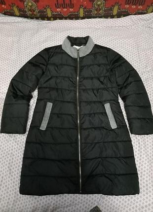 Женское стеганое демисезонное пальто-пуховик, миди, shaimaosd, fashion classic, оригинал, р. m-l