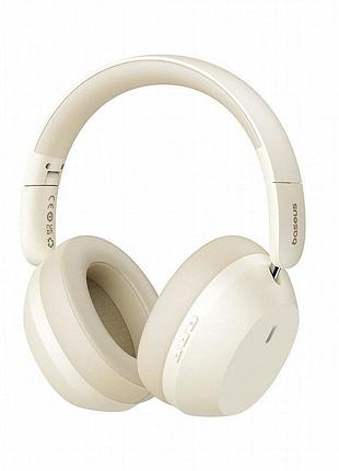 Накладные беспроводные наушники baseus bass 35 max (a00070800) stellar white
