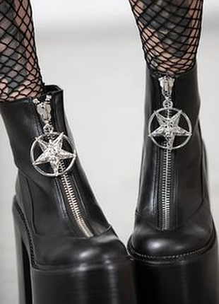 Готические сапоги/ботильоны killstar limelight boots 4