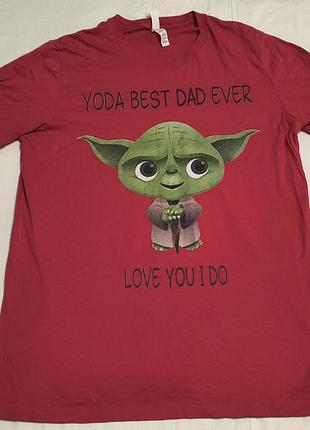 Yoda best dad ever love you i do - стильна  чоловіча футболка - йода найкращий тато - l