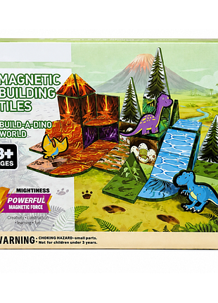 Конструктор магнитный dino world (36 деталей) 889-11