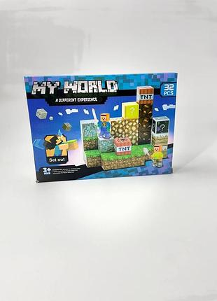 Конструктор my world «блоки та герої», деталі