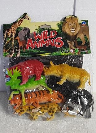 Ігровий набір фігурок диких тварин wild animals