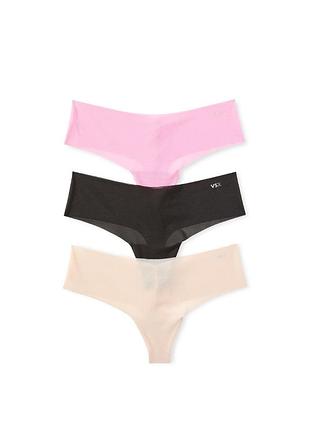Набор бесшовных трусиков тонг victoria's secret vsx