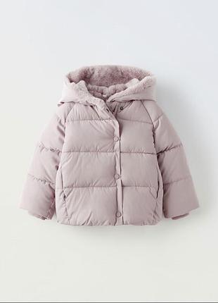 Куртка для дівчинки zara зимова