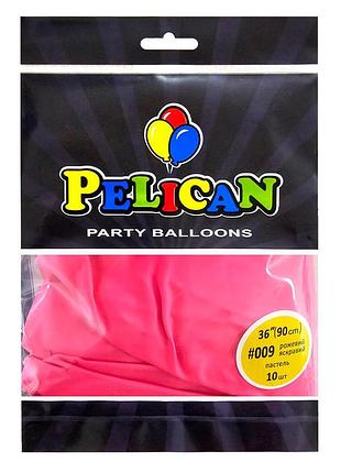 Латексные шарики "( ) пастель розовый яркий, pelican 10шт