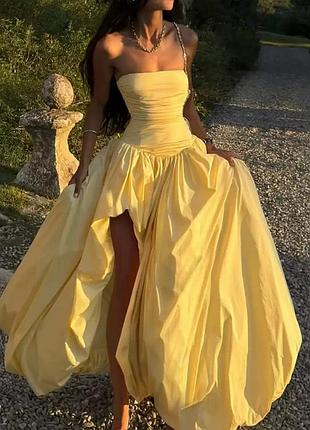 Распродажа платье prettylittlething бандо с драпировкой
