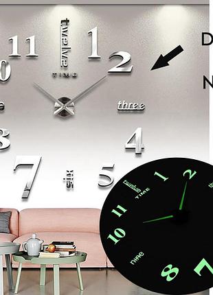 Настенные часы horloge diy кварц см с фосфорными цифрами zh/ (72 шт/ящ)